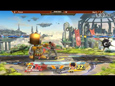 VSB Finals - Sm4sh - Grand Finals - Focus (Sheik/Dedede) vs Big D (Ryu)