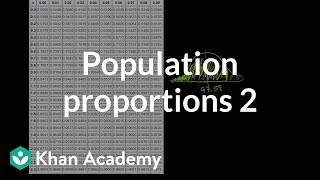 Comparing Population Proportions 2