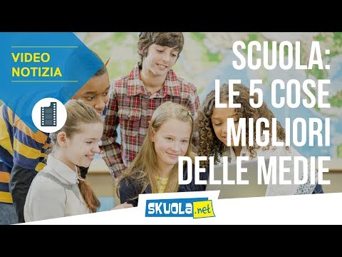 Scuole medie: ecco le cose migliori che ti accadranno