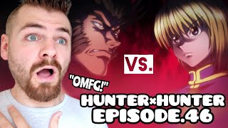 BEST FIGHT EVER??!! | HUNTER X HUNTER - Episode 46 | New Anime Fan | REACTION!