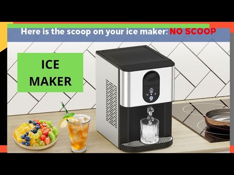 Kndko Self Dispensing Countertop Nugget Ice Maker, FREE Delivery