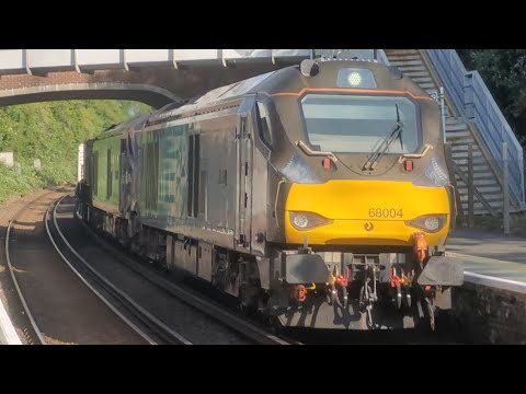 DRS 68004 "Rapid" & 68002 "Interpid" on the Flask Train with 2 tones & 2 FNA Wagons on 6M95! 2/7/25
