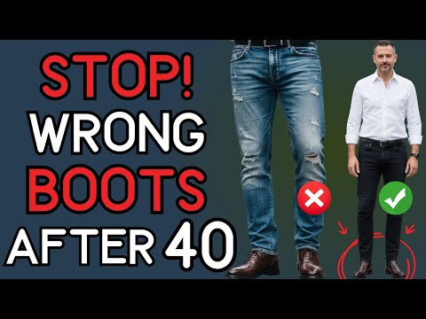 Best Boots for Men Over 40 to Look Modern & Sharp | 40+ Men's Fashion