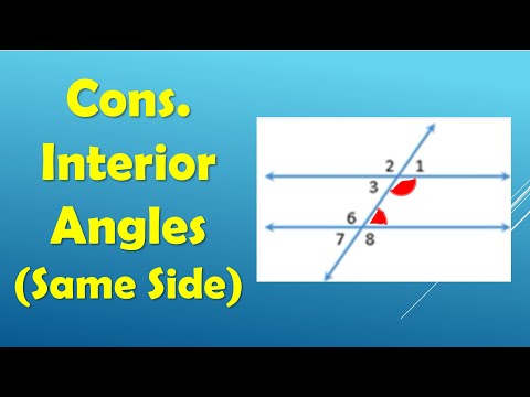 Consecutive Interior Angles: Explained (Same-Side Interior Angles)