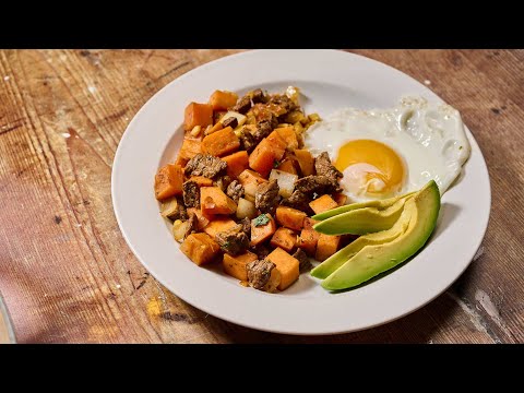 Guajillo Steak and Sweet Potato Hash Recipe