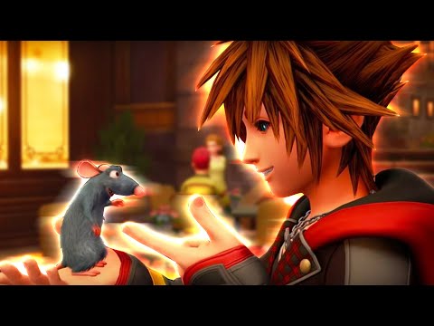 Kingdom Hearts III - Ratatouille & Cooking in Twilight Town (World 3) | KH3 Part 4 Video