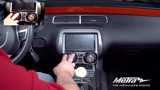 Metra Dash Kit Installation for 2010-2015 Chevrolet Camaro - 99-3028S/99-3010S