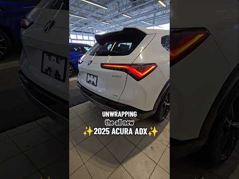 The NEW 2025 Acura ADX has landed 🔥 #acura #adx #cartok #luxurycar #unwrapping #yeg #edmonton