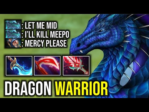 DRAGON WARRIOR..!! Cancer Winter Wyvern Mid Full Physical Build Counter Meepo 7.24 | Dota 2