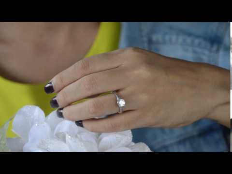 1 Carat Vintage Filigree Engraved Solitaire - TwoBirch  TB-SL-0002-WG-100