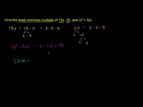 Algebraic Expression Least Common Multiple Safe Videos For Kids