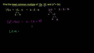 Algebraic Expression Least Common Multiple