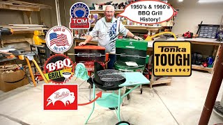 BBQ Grill History! / 1950’s and 1960’s USA Made BBQ Grills! 