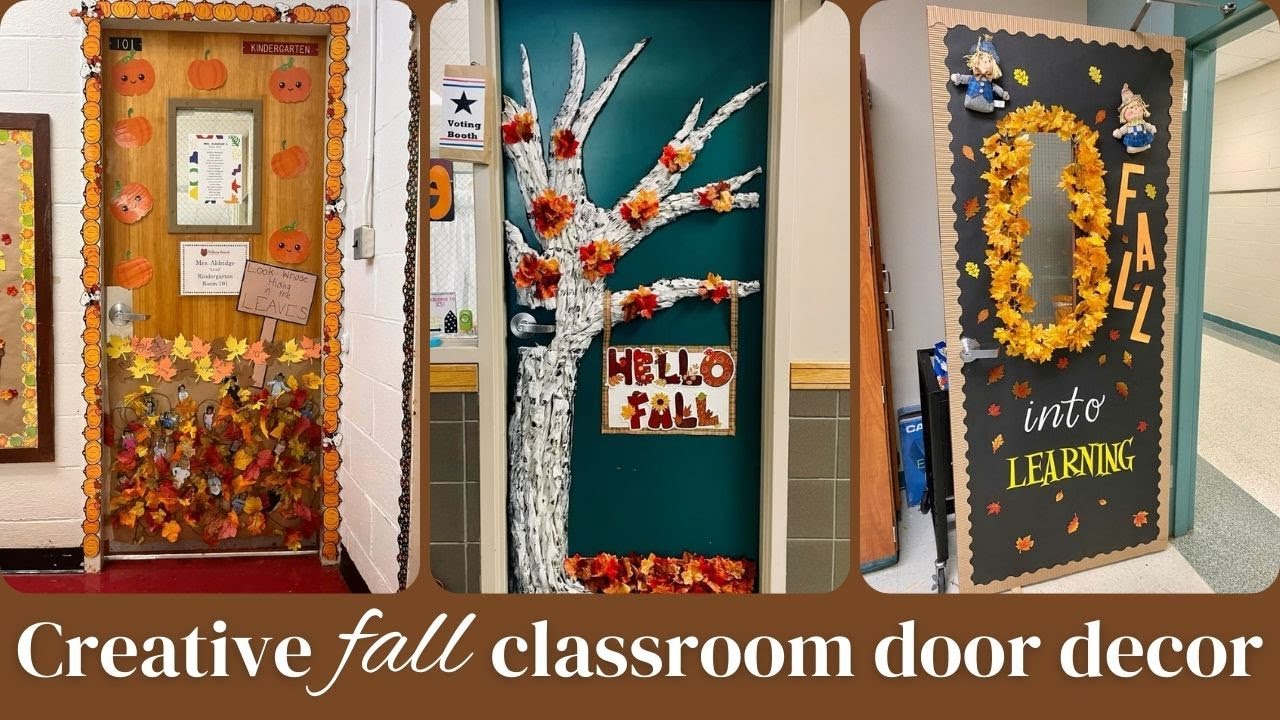 121 Creative Fall Classroom Door Decorations Ideas | Autumn Classroom Door Ideas 2025
