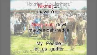 Honor Song of the Mi'kmaq (Sing-along)