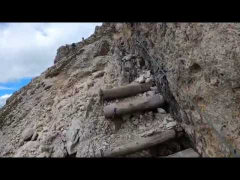 Kaiserjägerweg, Klettersteig am Lagazuoi
