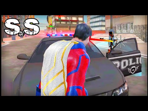 Naxeex, Superhero #1, Superman Turn policeman to Skeleton, Android Games (Superhero Simulator)