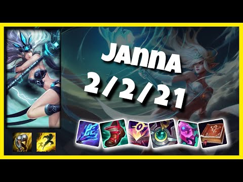Janna Support 10.25 Challenger Gameplay Replay - S11 (2/2/21) - BR