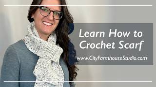 Complete Beginner Scarf Tutorial | Master All Basic Stitches in One Project!