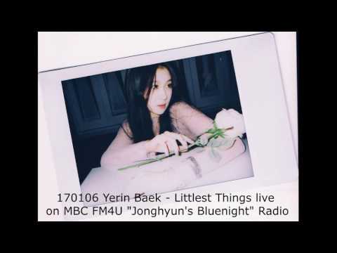 [AUDIO] 170106 백예린 (Yerin Baek) - Littlest Things live