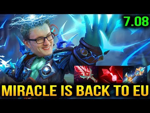 Miracle- Storm Spirit 7.08 Came Back to EU Server Dota 2
