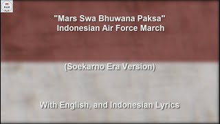 Download lagu Mars Swa Bhuwana Paksa - Indonesian Air Force March - Soekarno Era Version - With Lyrics mp3 Download lagu Mars Swa Bhuwana Paksa - Indonesian Air Force March - Soekarno Era Version - With Lyrics mp3