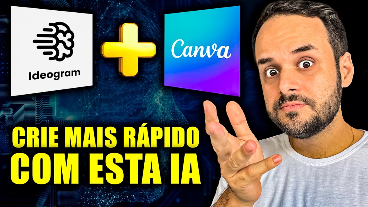 NOVA IA DE IMAGENS CRIAÇÃO E EDIÇÃO FÁCIL ADEUS CANVA + IDEOGRAM
