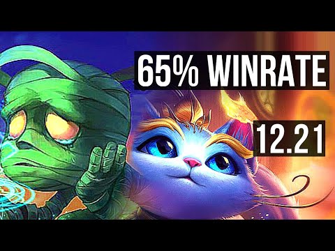 AMUMU & Samira vs YUUMI & Sivir (SUP) | 65% winrate, 1/1/7 | EUW Master | 12.21