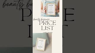 Download lagu Templat Daftar Harga | Bisnis Kecantikan | KLIK LINK DI BIO untuk toko Etsy saya! mp3