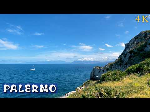 Palermo: Capo Zafferano e Monte Pellegrino | Sicilian landscapes 4k 🇮🇹