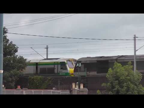 RARE - IE class 201 (222) + Dead 206 - Ossory Road, Dublin