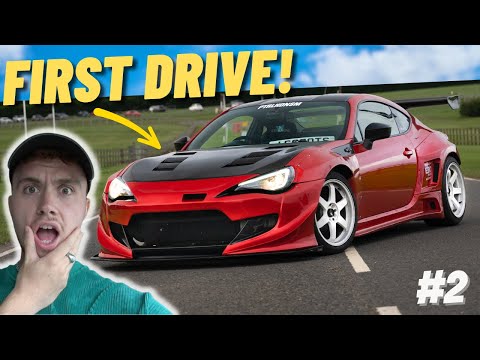 FIRST DRIVE in my Toyota GT86 Rocket Bunny BUILT BY @MatArmstrongbmx