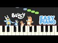 Bluey Theme Song Piano Tutorial