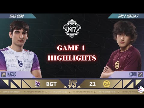 BGT vs Z1 Game 1 Highlights | Wild Card Day 2 | M7 World Championship