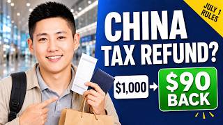 China Tax Refund for Tourists 2026: New July 1 Rules Explained