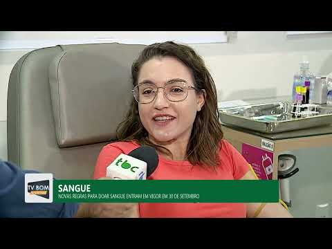 NOVAS REGRAS PARA DOAR SANGUE ENTRAM EM VIGOR EM 30 DE SETEMBRO