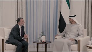 Sheikh Mohammed bin Zayed of the UAE with Institute Exec. Dir. Dr. Robert Satloff