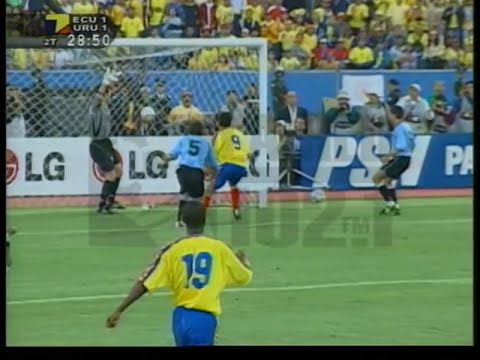 1-1 Iván Kaviedes | Ecuador 1-1 Uruguay | Eliminatoria Corea y Japón 2002