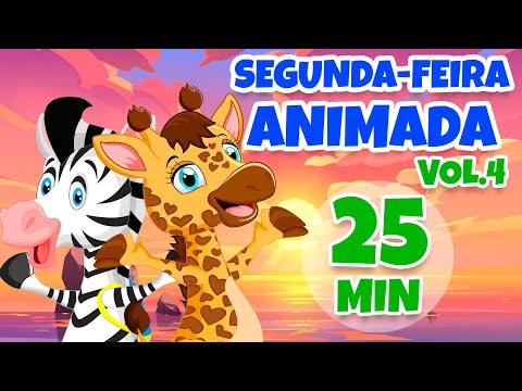 Segunda-Feira Animada Vol. 4 - Giramille 25 min | Desenho Animado Musical