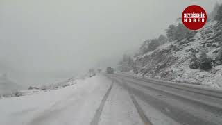 ALACABEL’E MEVSİMİN İLK KARI DÜŞTÜ