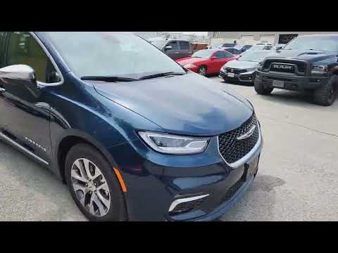 2023 Chrysler Pacifica Hybrid Pinnacle 2WD in Blue for sale at Finch Chrysler Dodge Jeep Ram Ltd in London, ON