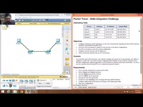 1.3.1.3 Packet Tracer - Skills Integration Challenge