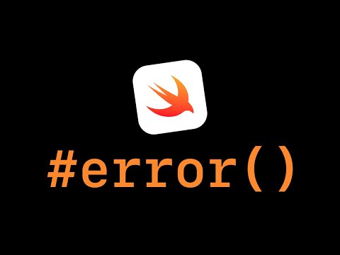 How to force a compilation error in Swift using #error thumbnail