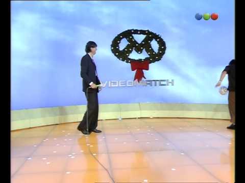 Tinelli y Maradona, Jueguito con la pelota - Videomatch