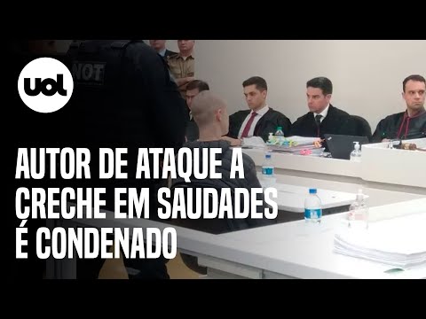 Homem que matou 5 em creche de SC é condenado a 329 anos de prisão