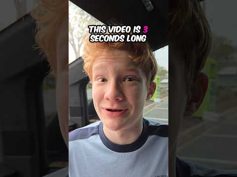 This Video Is 3 Seconds Long ⏲️
