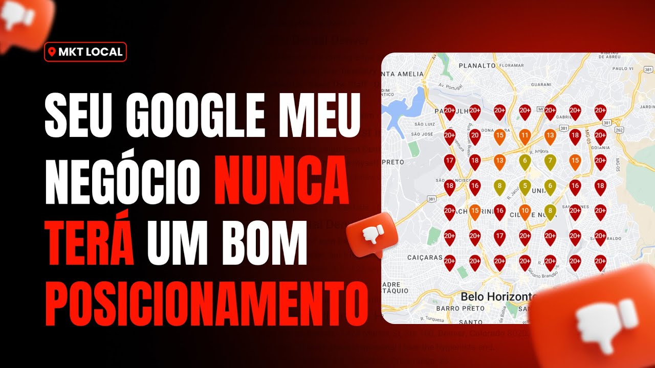 O SEU GOOGLE MEU NEGÓCIO NUNCA TERÁ UM BOM RANQUEAMENTO