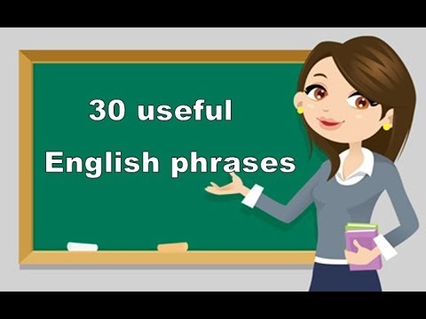 30 Frases muy útiles en Inglés que debes saber