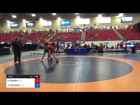 2018 Marine Corps US Open/Senior Men's Greco-Roman 72 Con 8 #1 - Austin Souders (Flor) Vs. Colin S