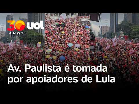 Lula na Paulista: apoiadores do presidente fazem último ato de campanha antes do 2º turno; vídeo